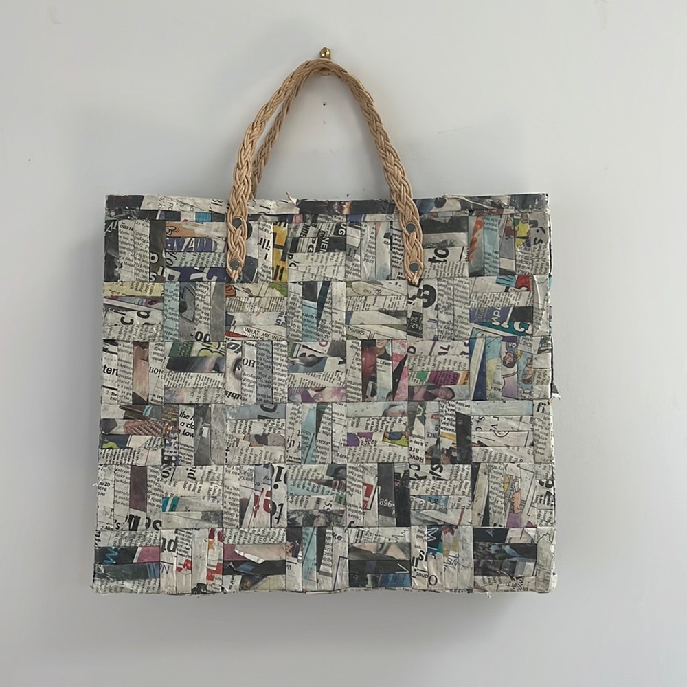 VINTAGE newspaper bag